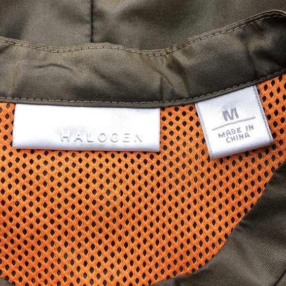 Halogen Olive Green Lightweight Bomber Jacket - Picture 4 of 6